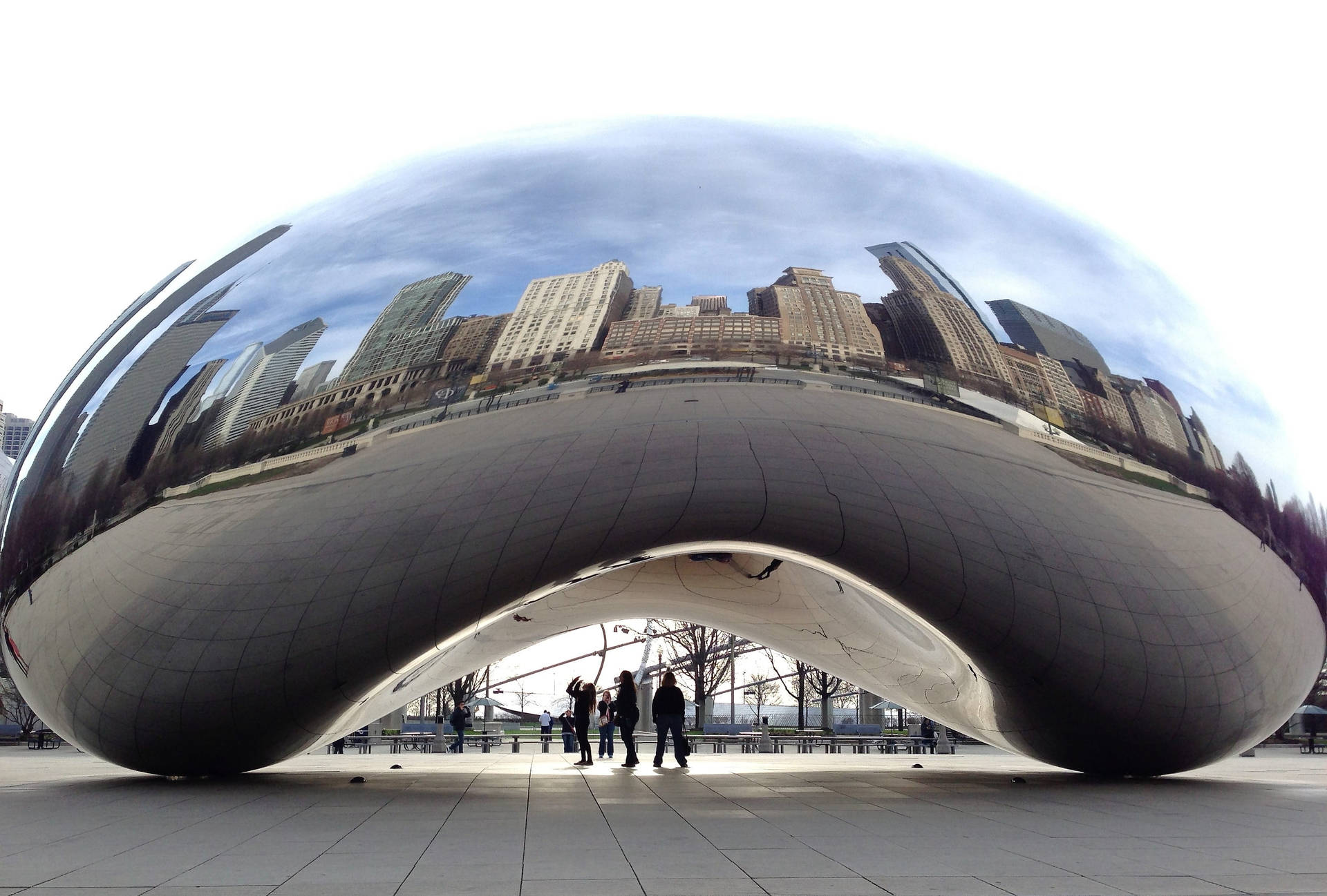 The Bean Chicago During Daytime Wallpaper