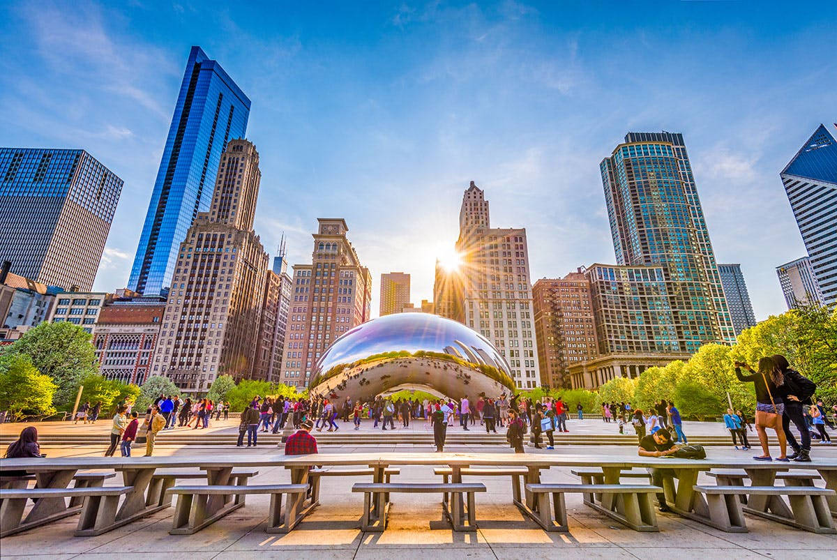 The Bean Structure In Chicago, Illinois Wallpaper