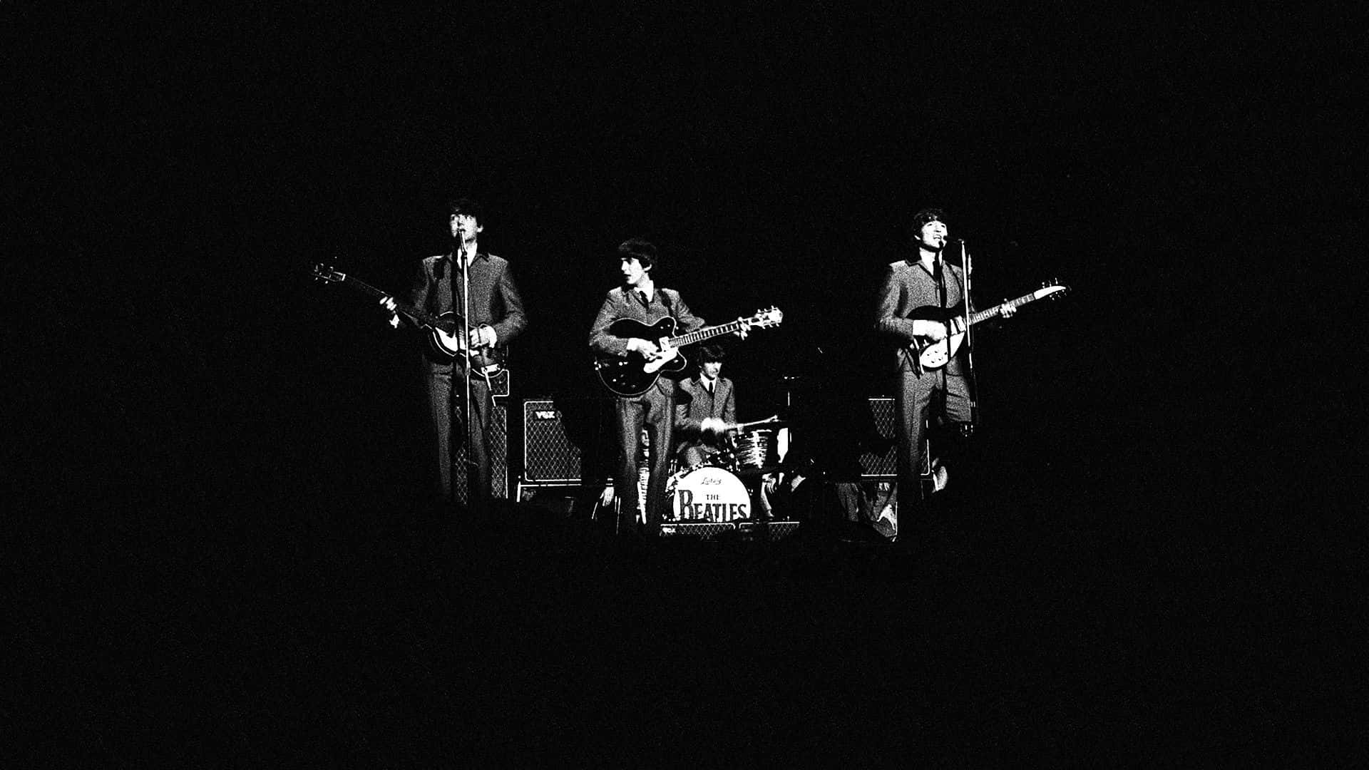 The Beatles Lads Enjoying a Live Performance