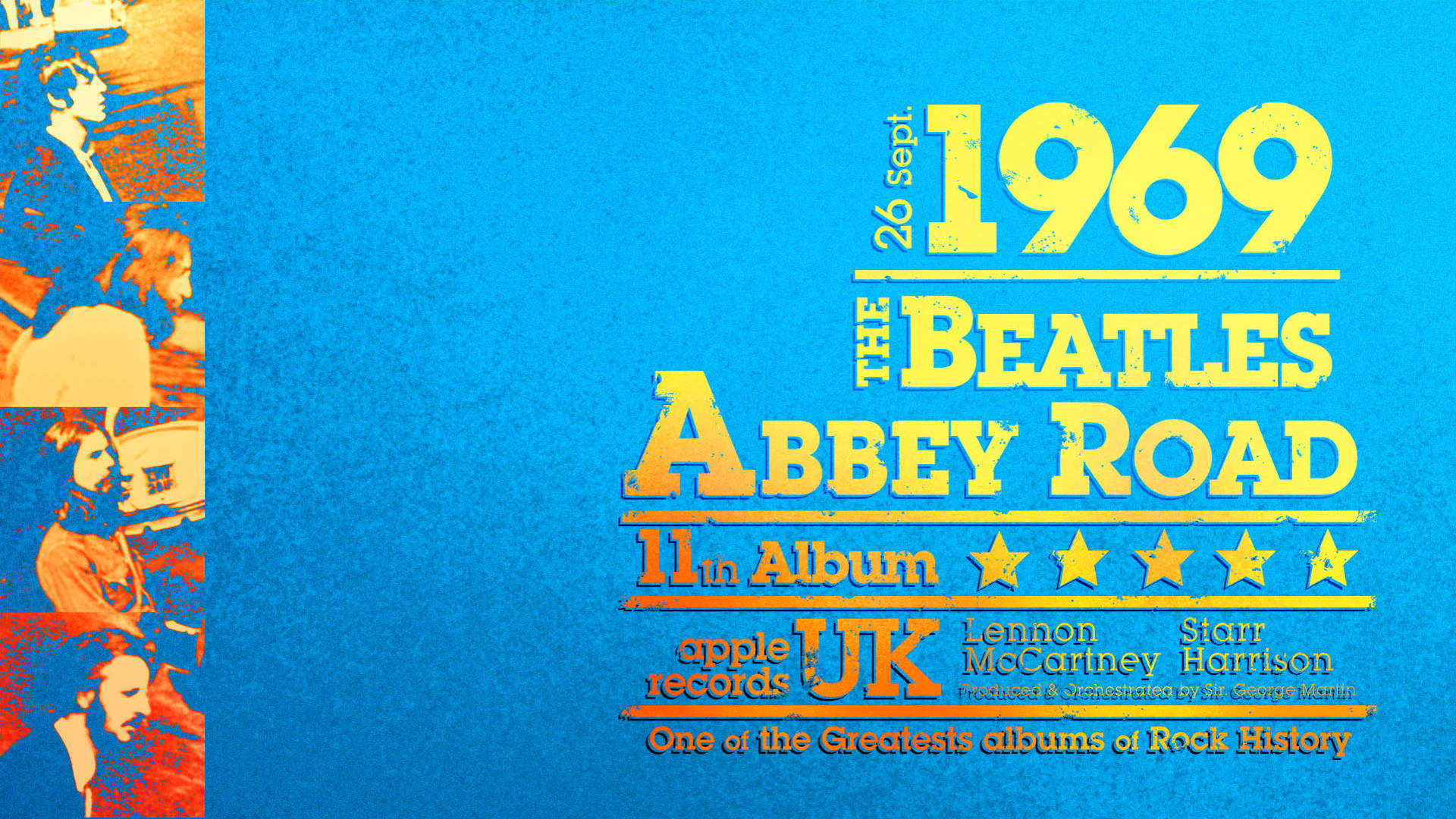 The Beatles Abbey Road Album Wallpaper