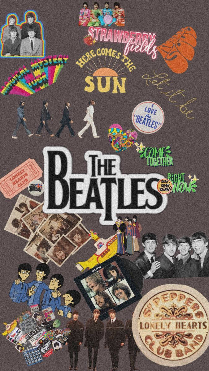 The Beatles Aesthetic Collection Wallpaper