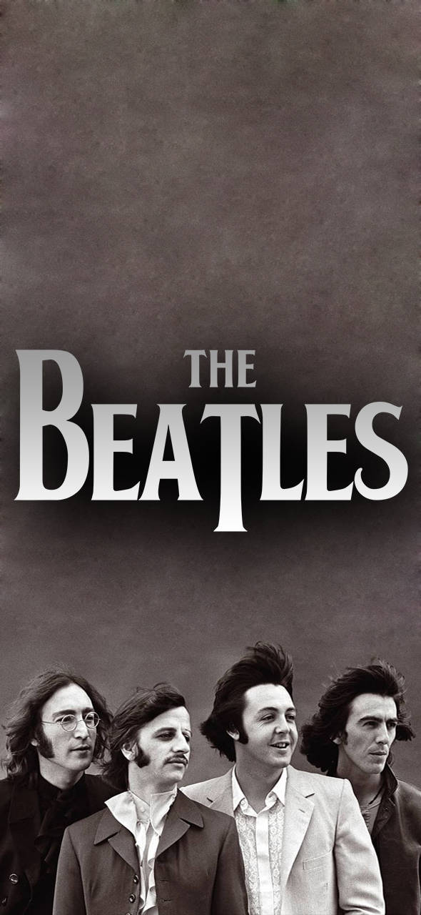 The Beatles Black And White Phone Wallpaper
