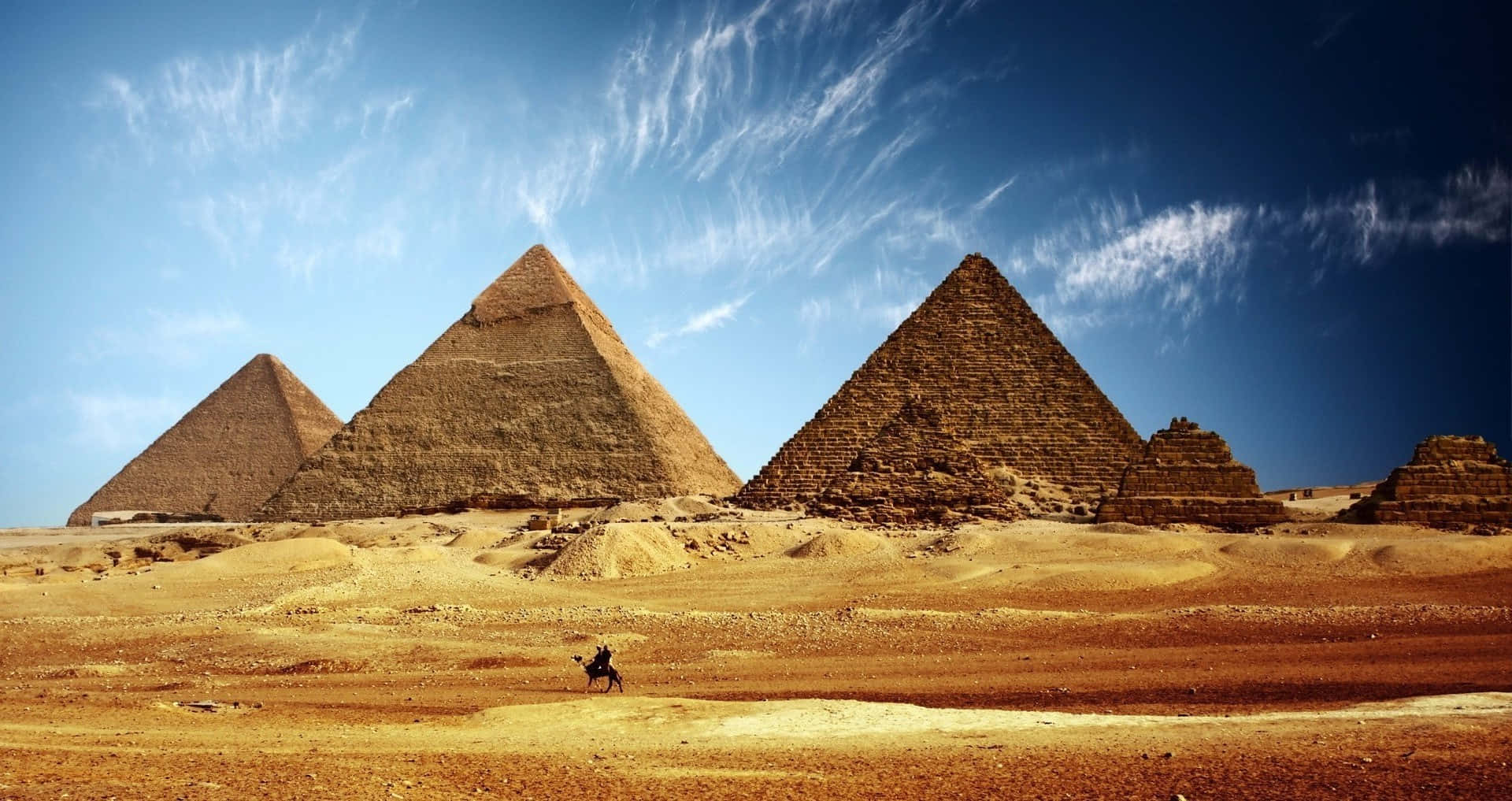 Labelleza De Las Pirámides De Giza Fondo de pantalla