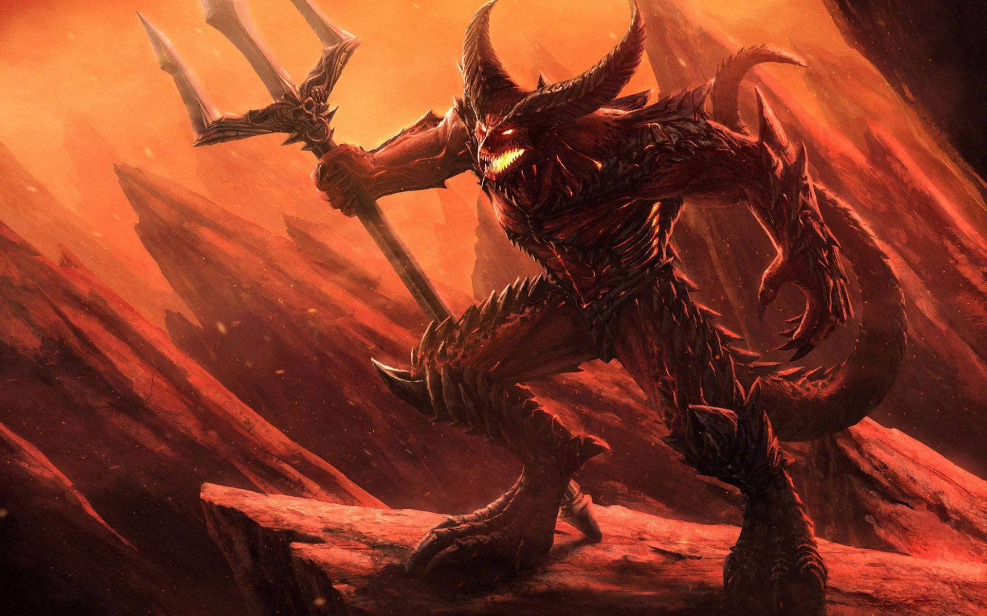 The Behemoth Tormentor Demon Wallpaper