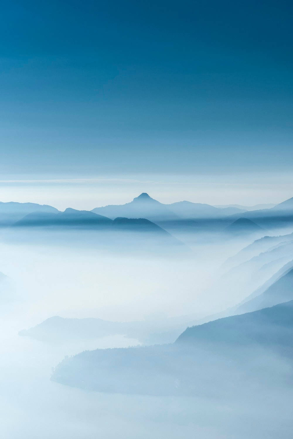 The Best Hd Phone Foggy Mountains Wallpaper