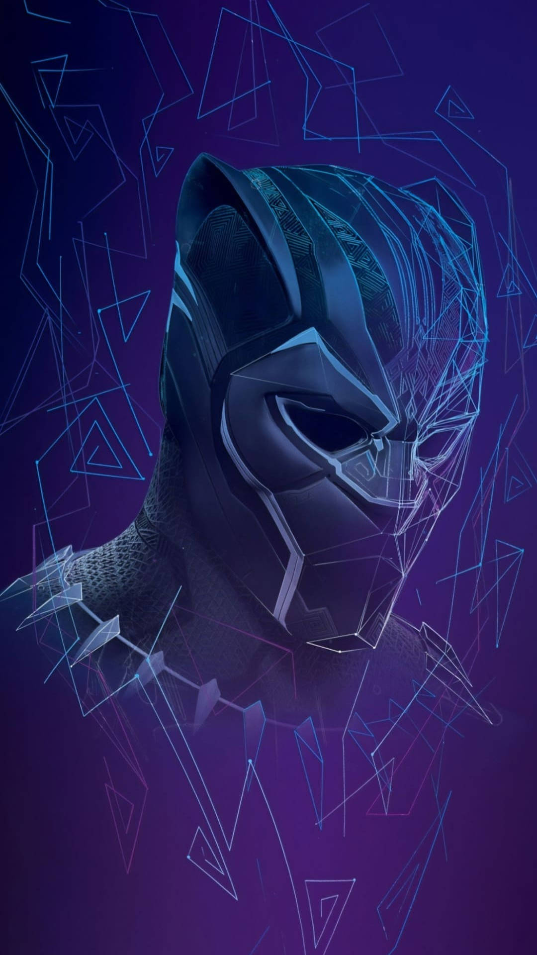 Download The Best Hd Phone Marvel Black Panther Mask Wallpaper | Wallpapers .com
