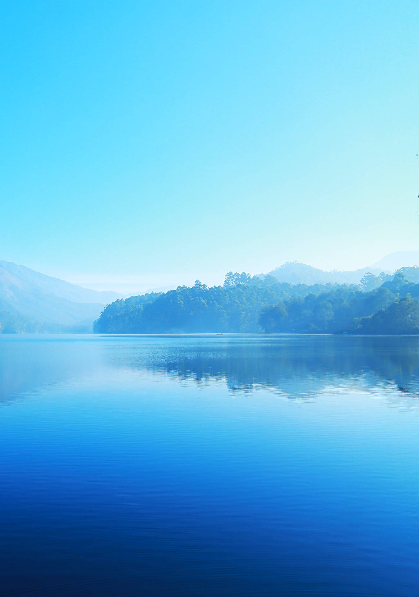 Den Bedste Hd-telefon Natur Blue Lake Wallpaper
