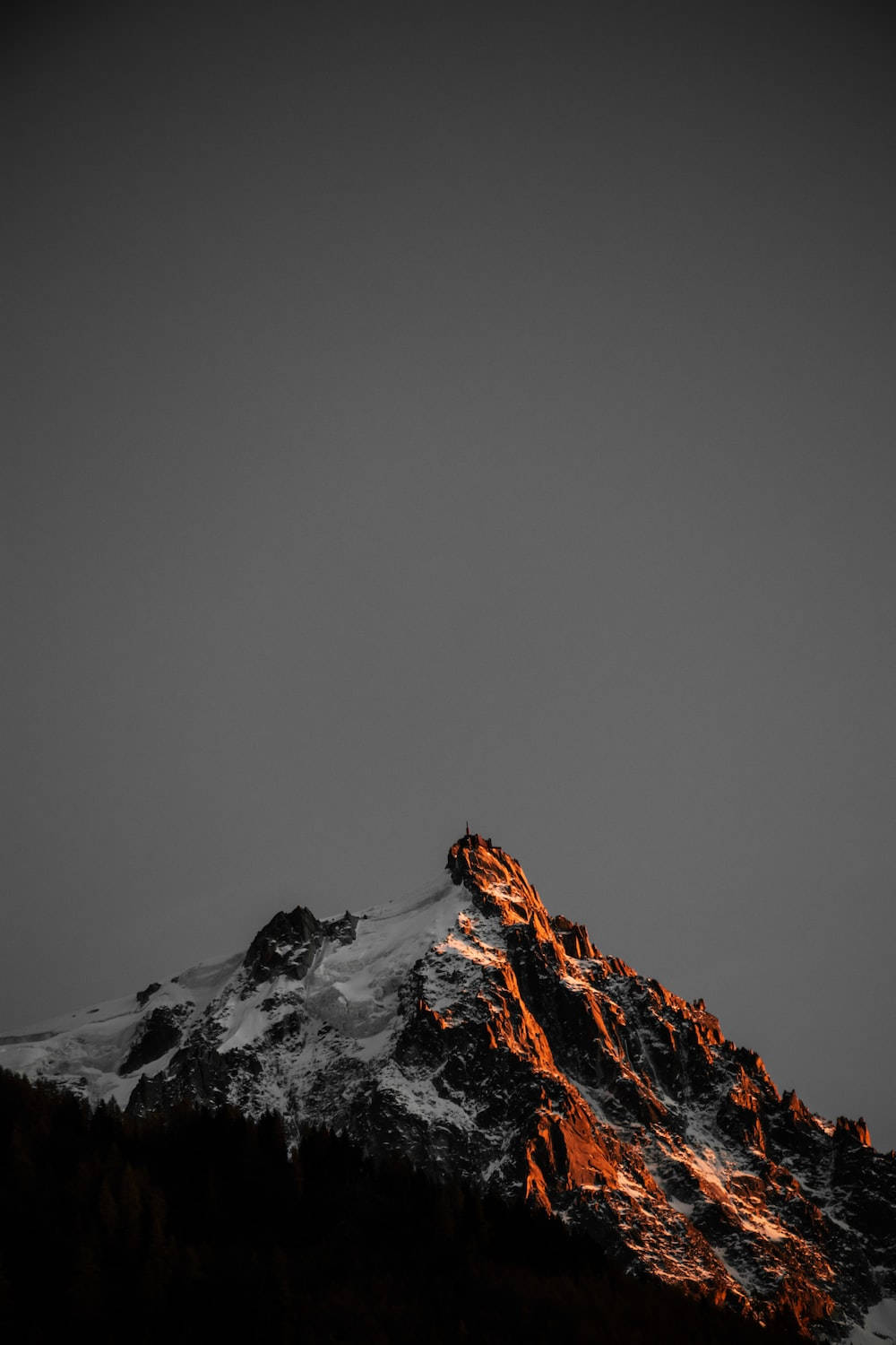 The Best HD Phone Snowy Mountain Peak Wallpaper