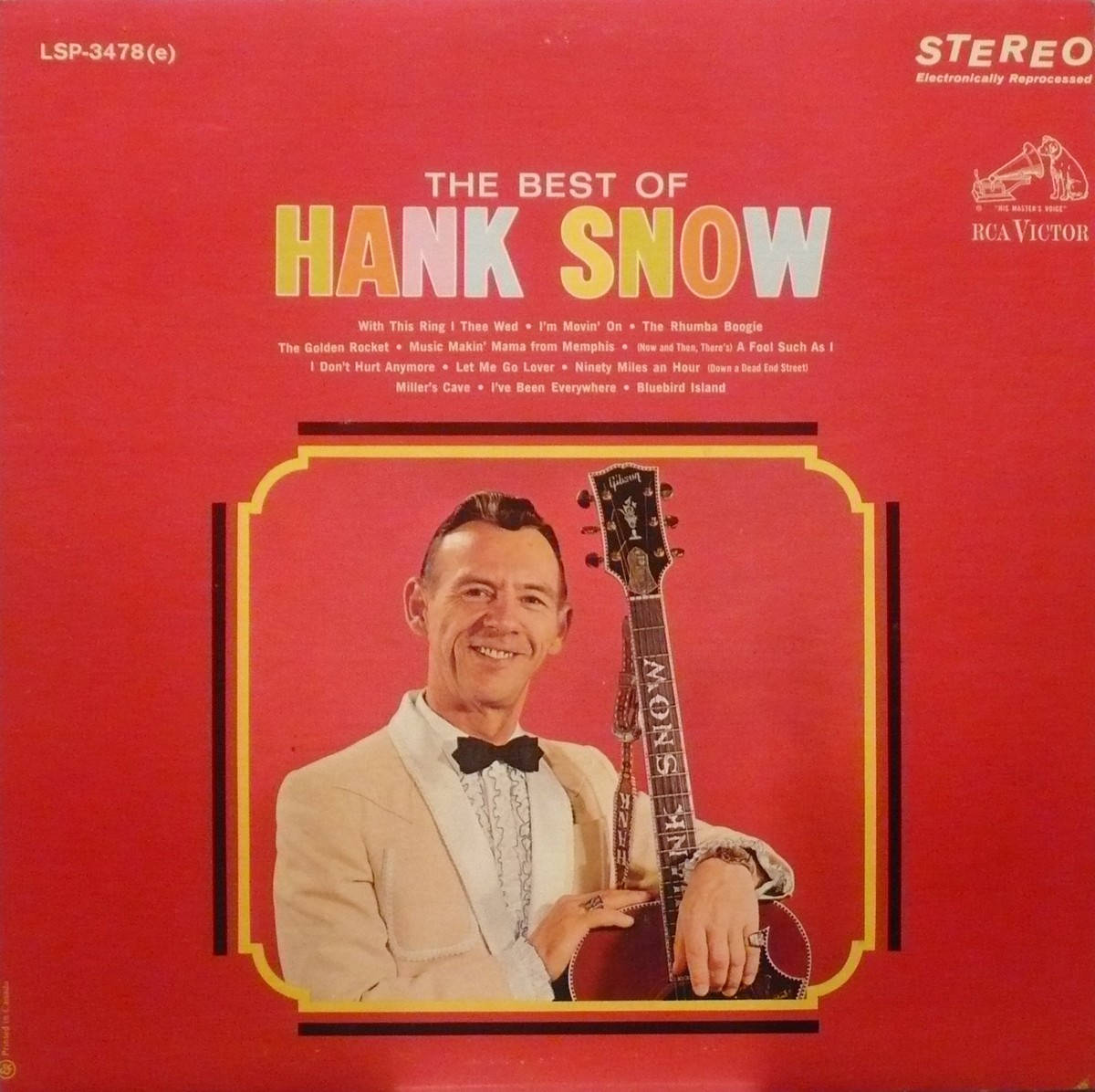 Den bedste af Hank Snow Plakat Tapet Wallpaper