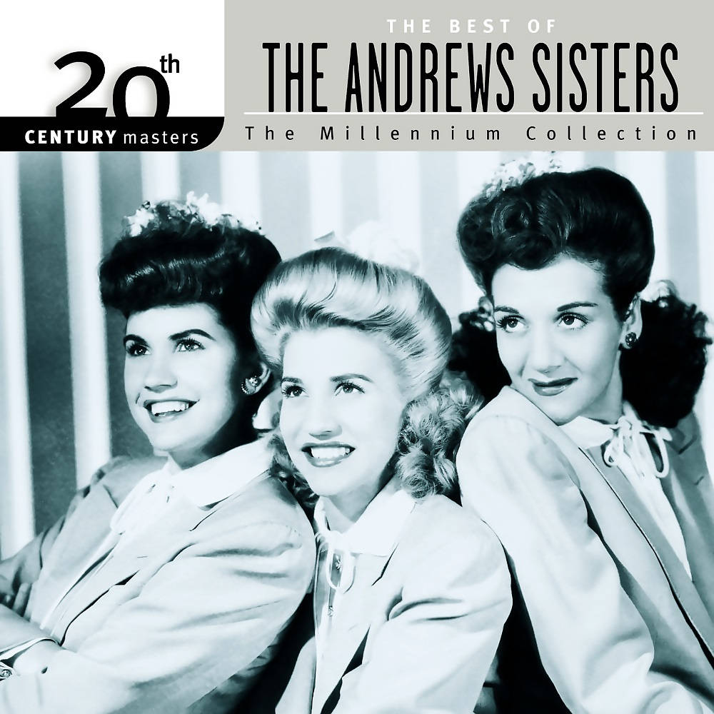 Det Bedste Af The Andrews Sisters The Millennium Collection Album Cover Tapet Wallpaper