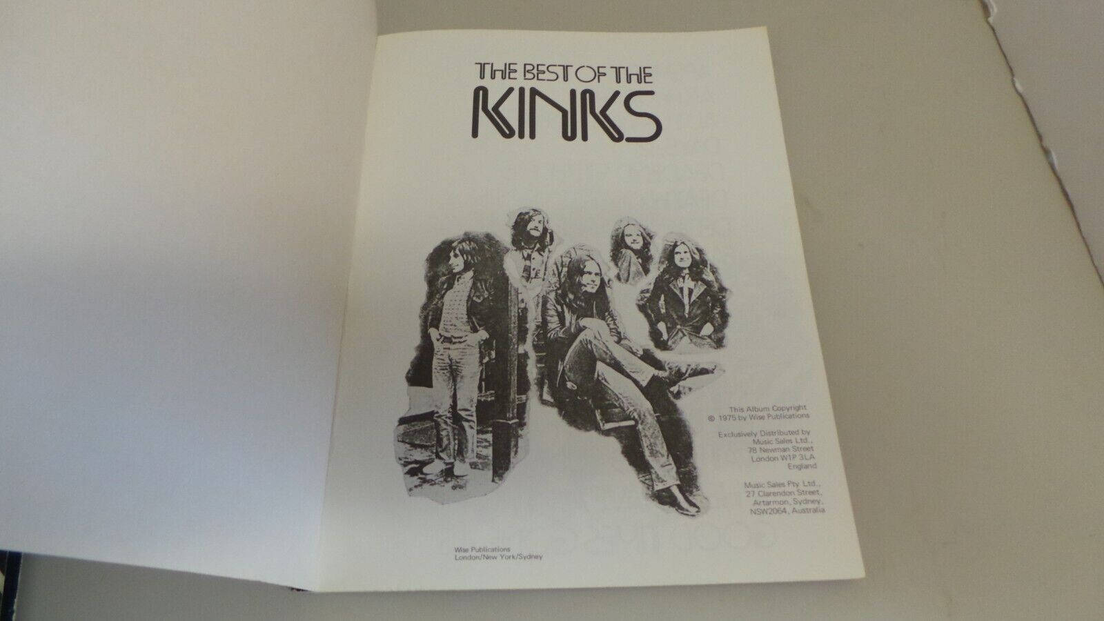 The Best Of The Kinks Book Page Wallpaper