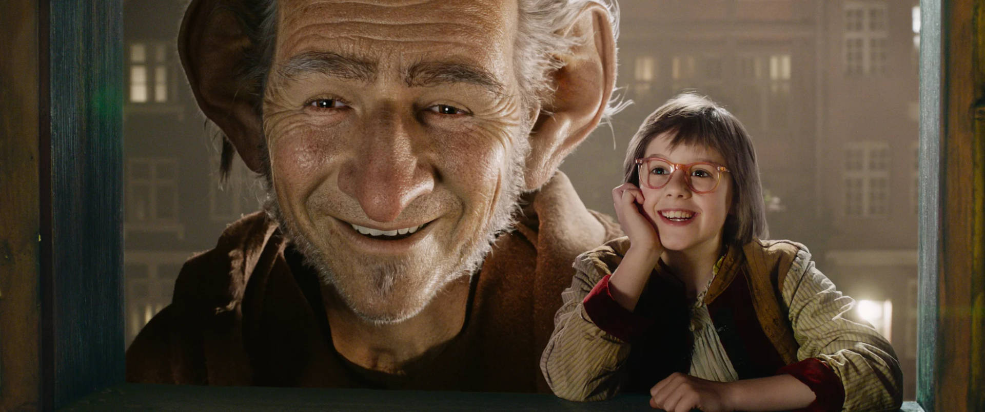 The BFG And Sophie Up Close Wallpaper