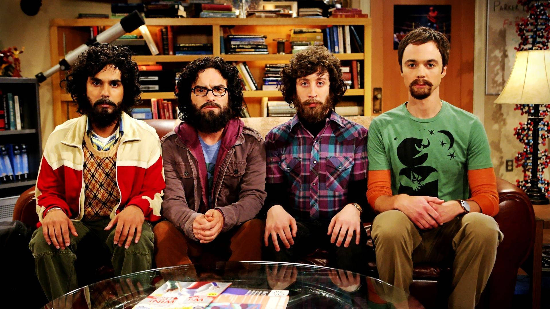 The Big Bang Theory Facial Hair Wallpaper