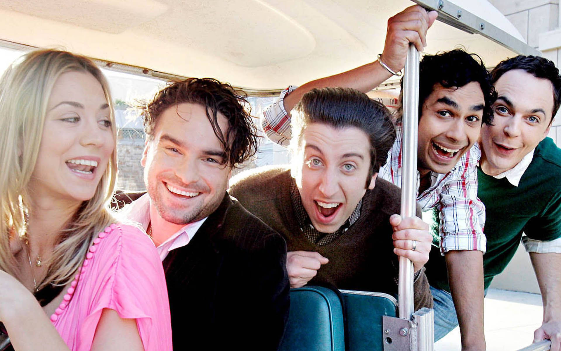 The Big Bang Theory Golf Cart Wallpaper