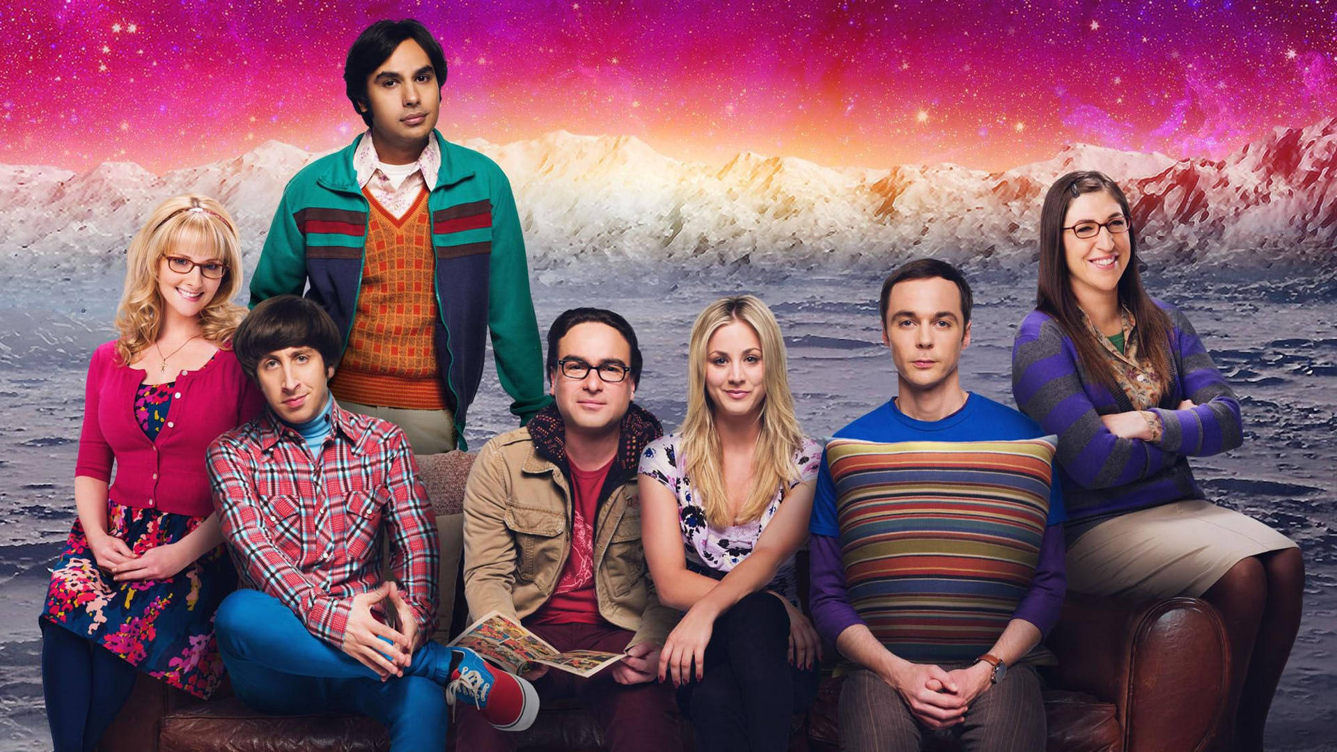 The Big Bang Theory Pink Sky Wallpaper