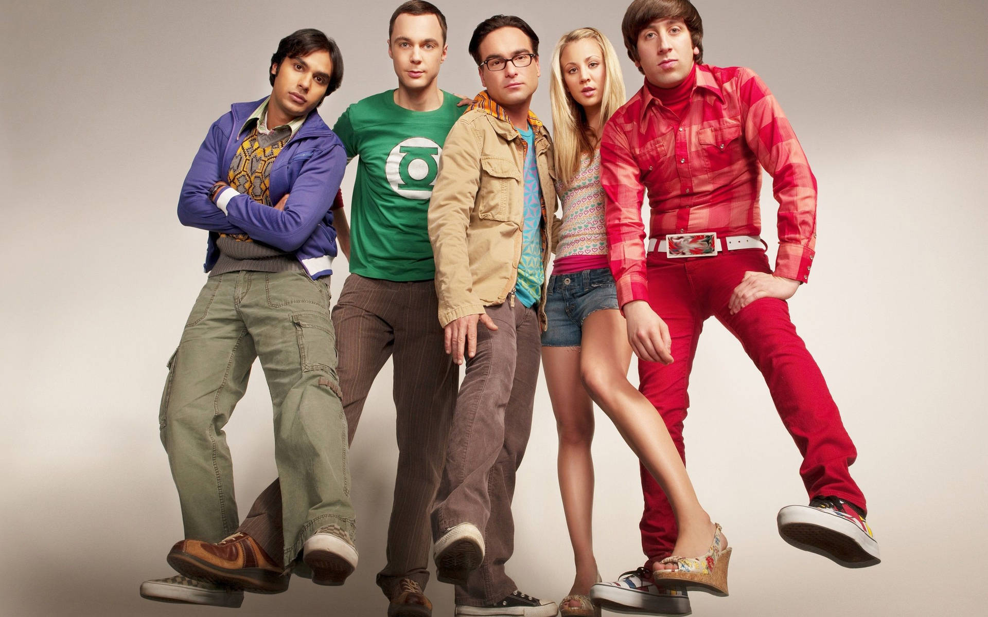 The Big Bang Theory Purple Raj Wallpaper