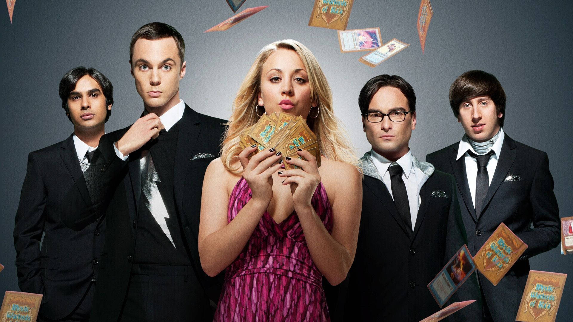 The Big Bang Theory Trading Cards Wallpaper