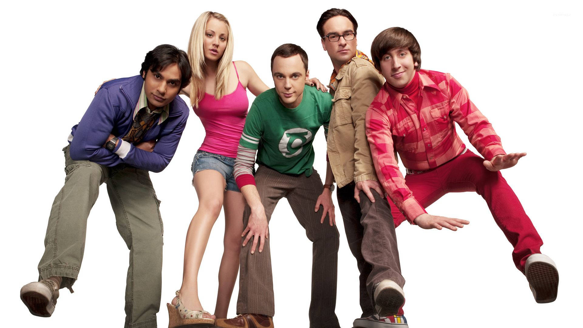 The Big Bang Theory Worm's View Wallpaper