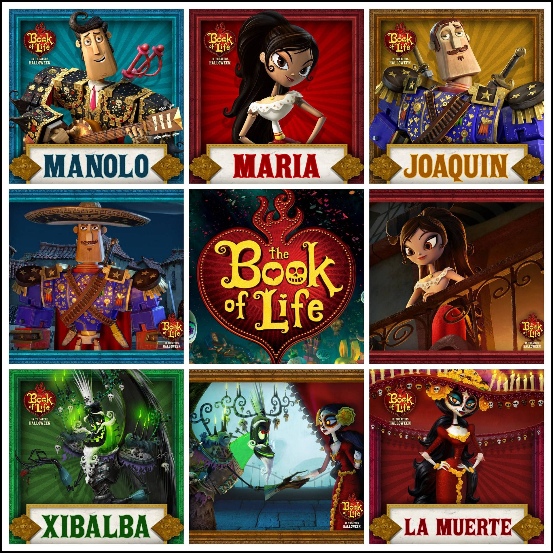 The Book Of Life Main Characters Wallpaper