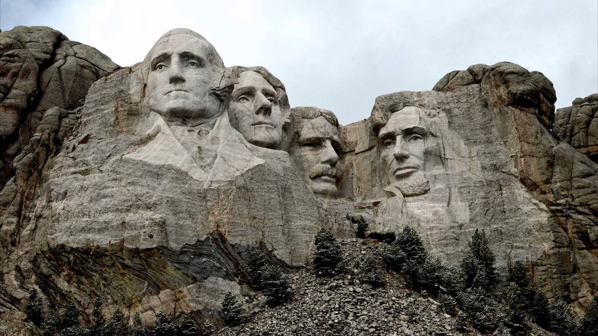 The Borglums Materpiec In Mount Rushmore Wallpaper