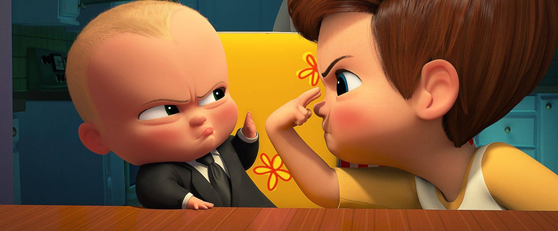 The Boss Baby Arguing With Tim