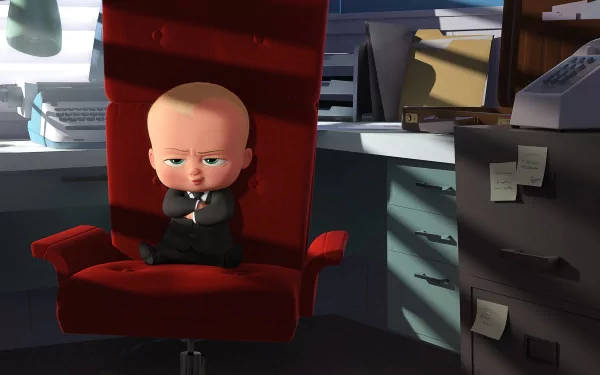 The Boss Baby In Office Room