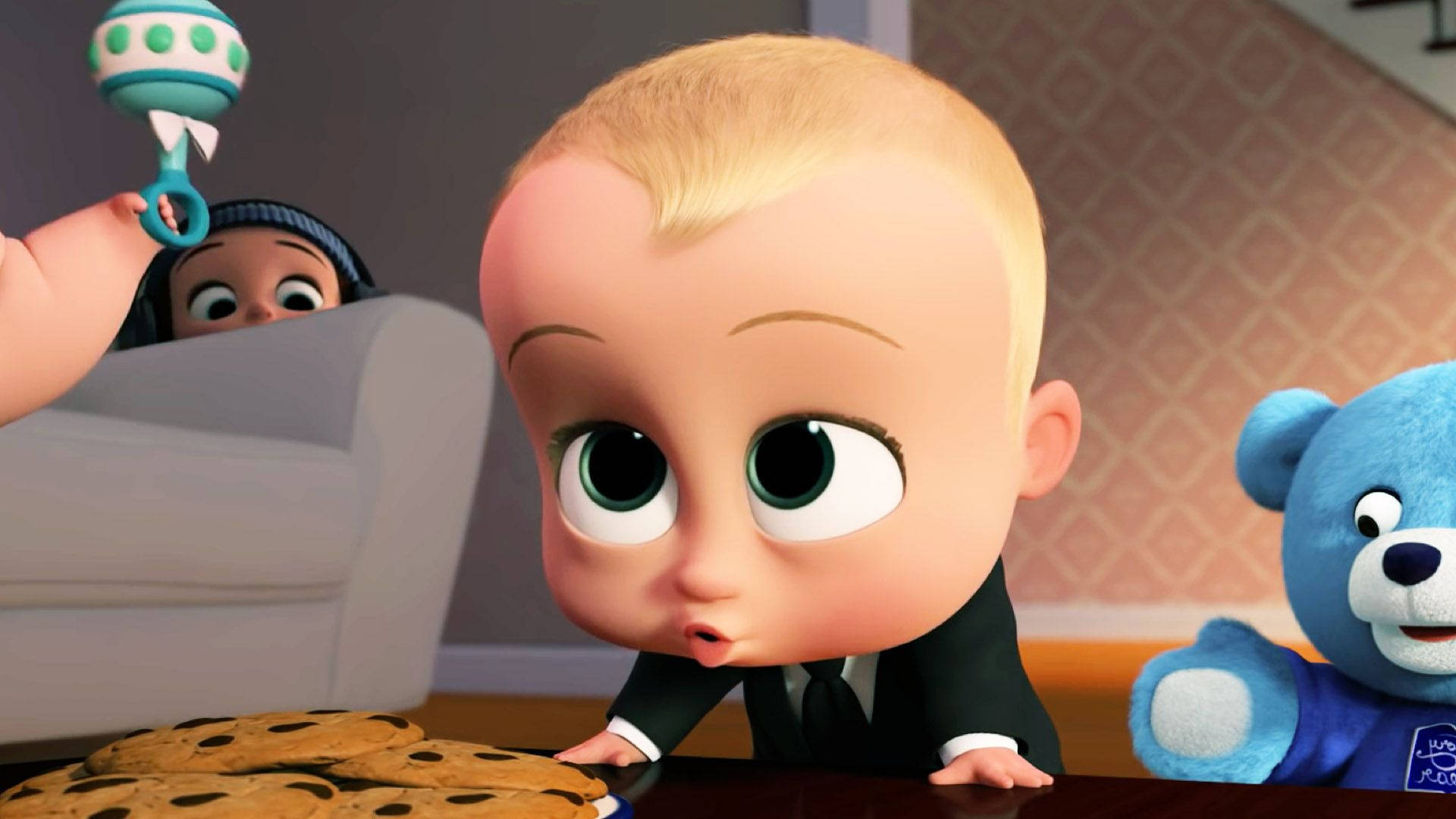 The Boss Baby With Blue Teddy