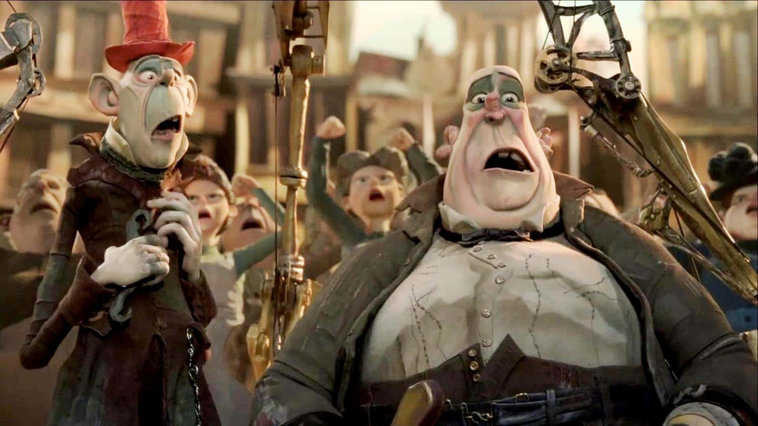 Mr. Trout and Archibald Snatcher from The Boxtrolls animated movie. Wallpaper