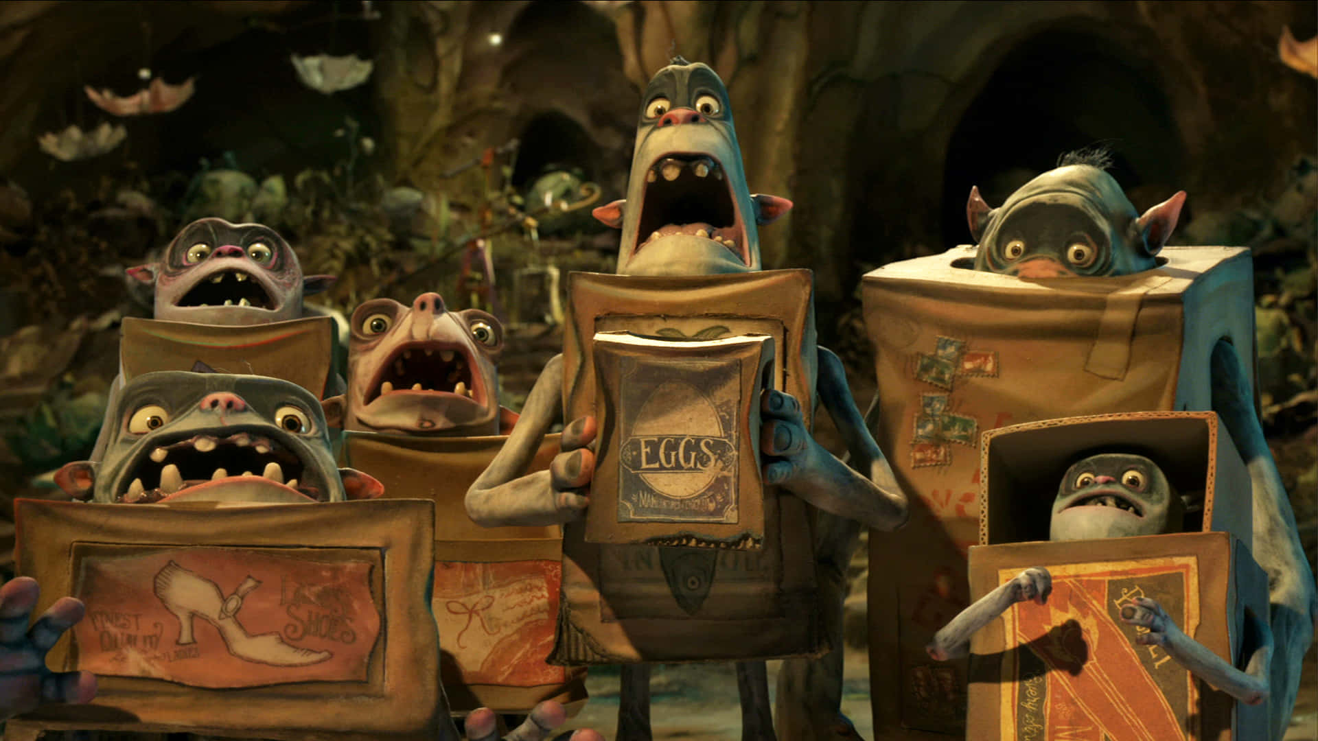 The Boxtrolls Shocked With Eggs Missing Wallpaper