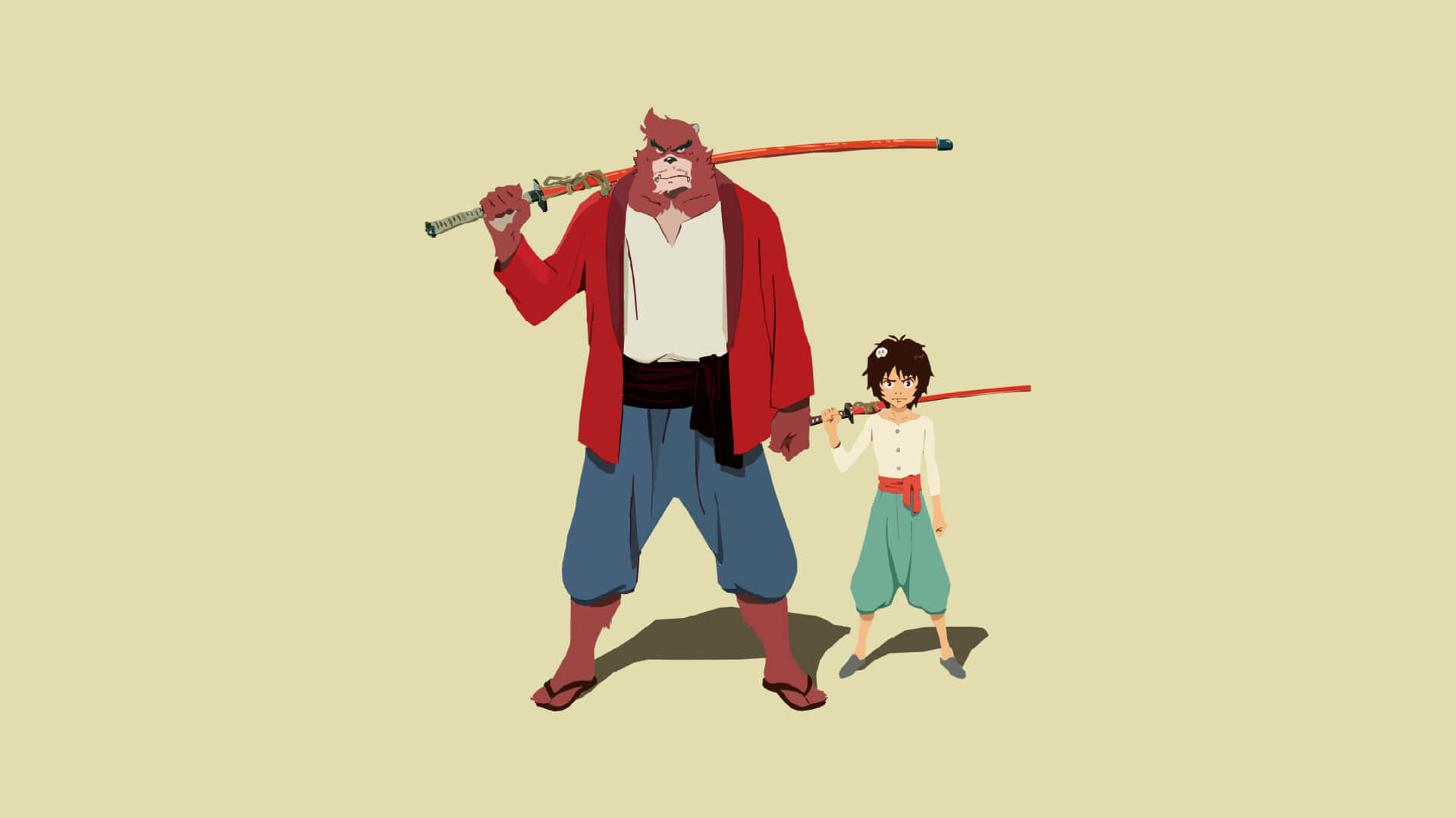 From ordinary to extraordinary – The Boy and The Beast Wallpaper