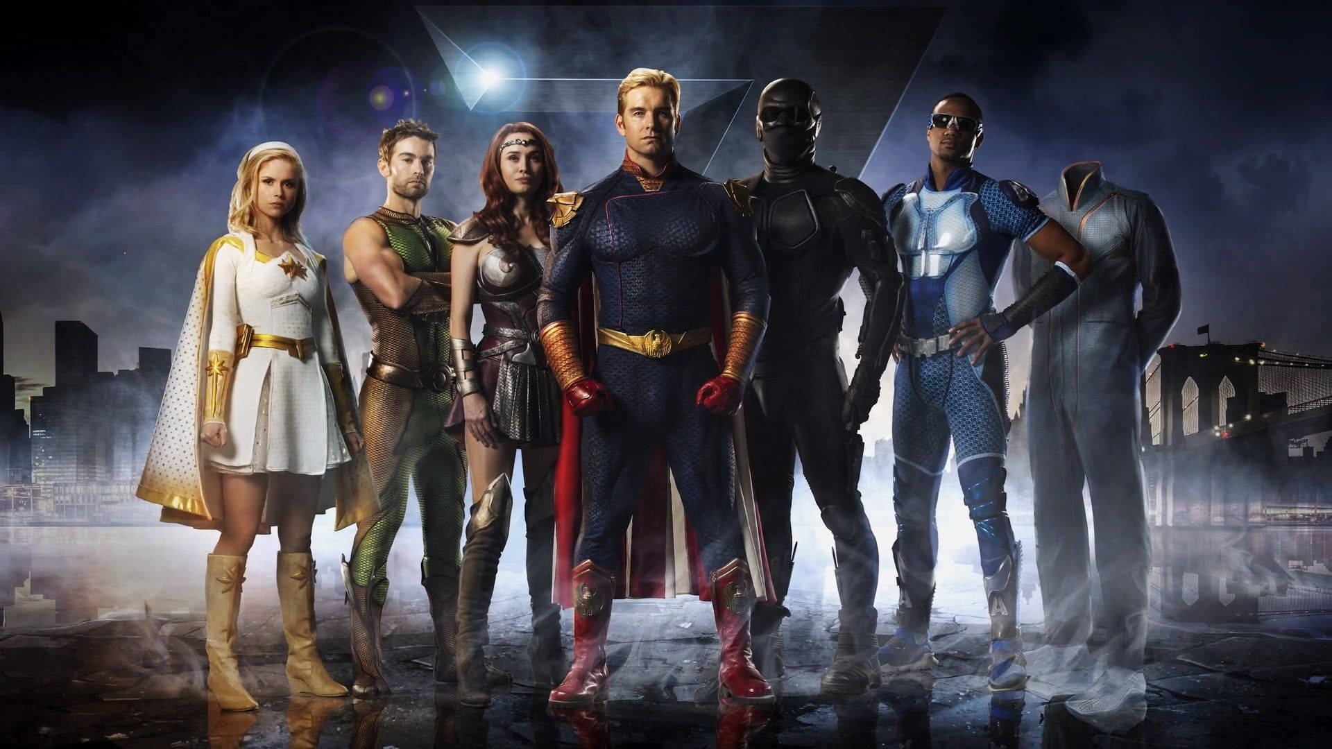 The Boys Best Seven Superheroes Wallpaper