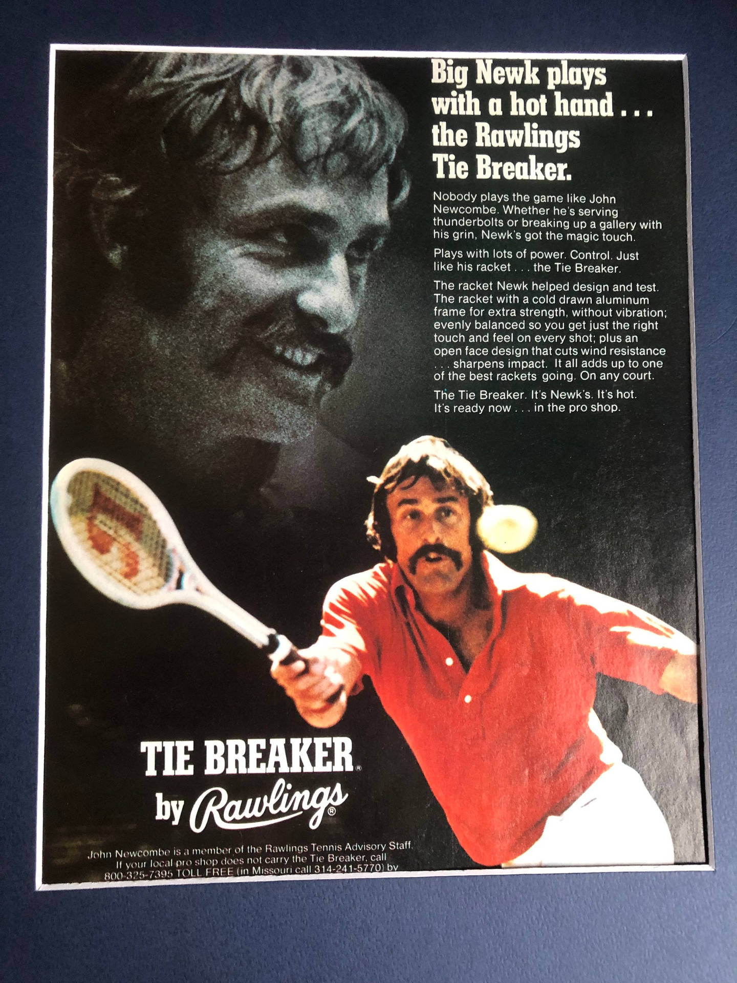 Tennis Legend John Newcombe in Action Wallpaper