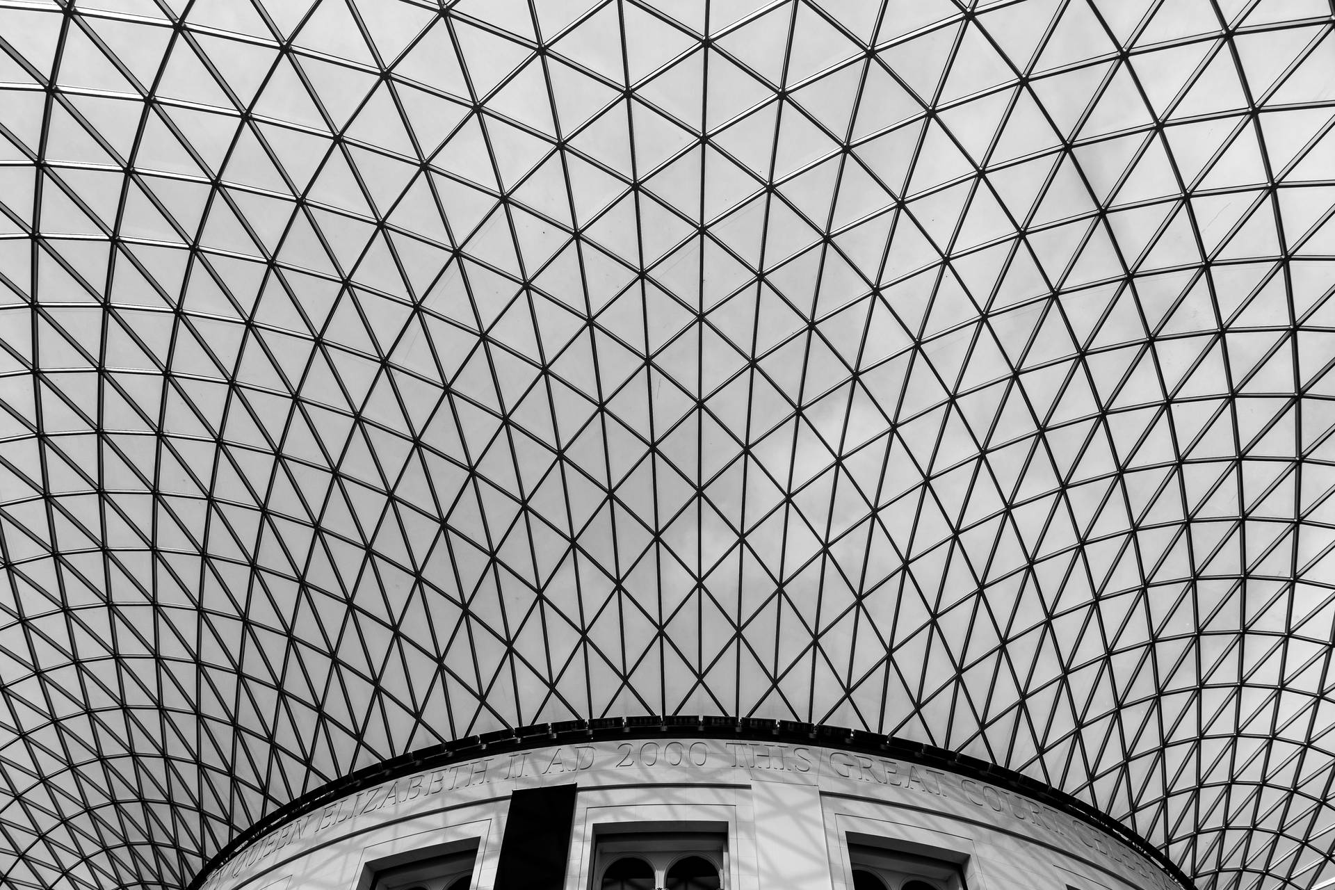 The British Museum Ceiling Wallpaper