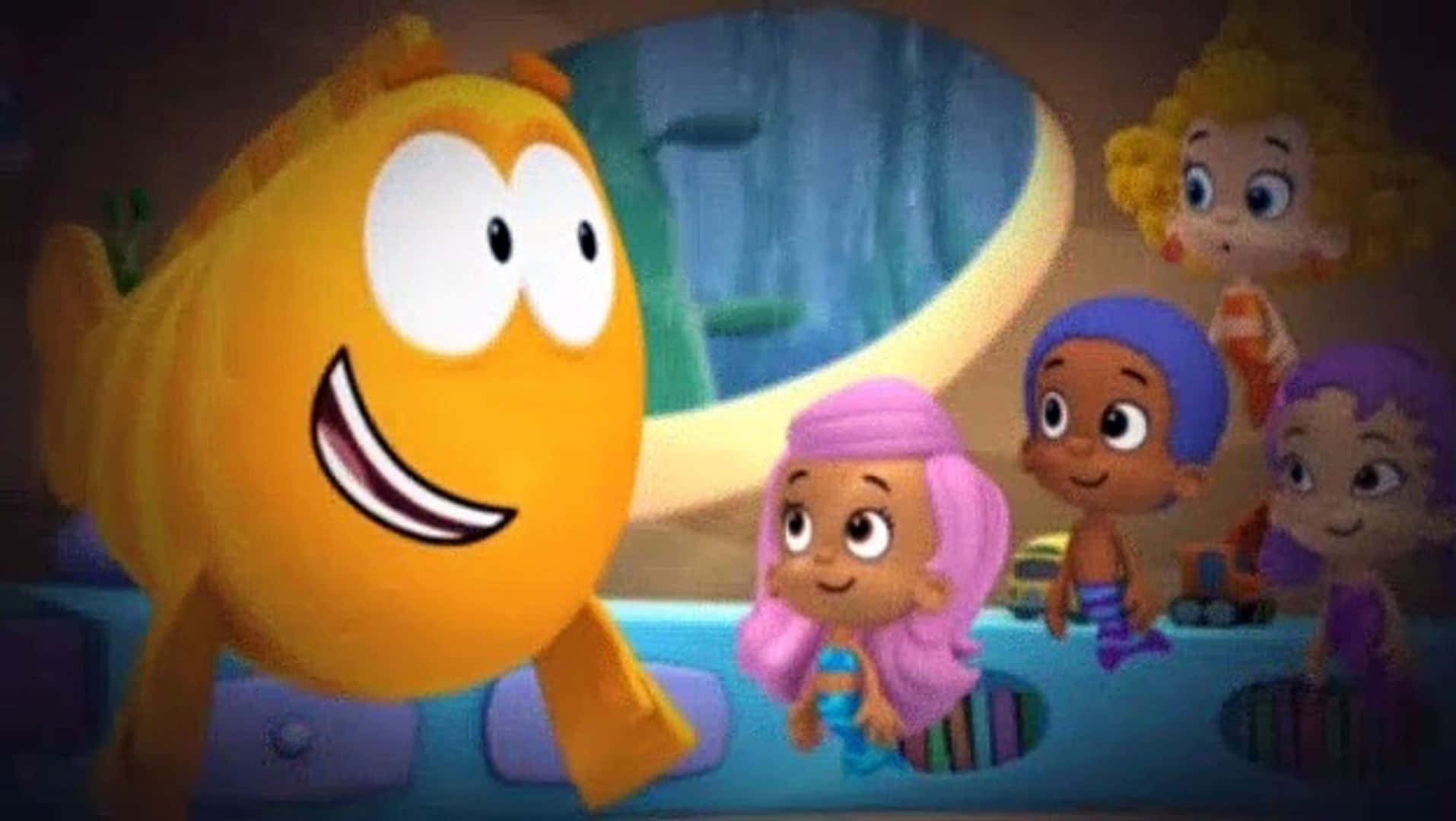 The Bubble Guppies Characters Smiling With Joy