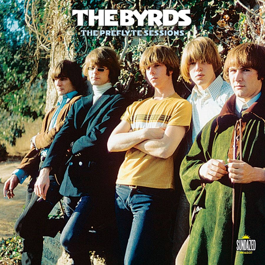 Byrds Preflyte Sessions albumcover tapet Wallpaper