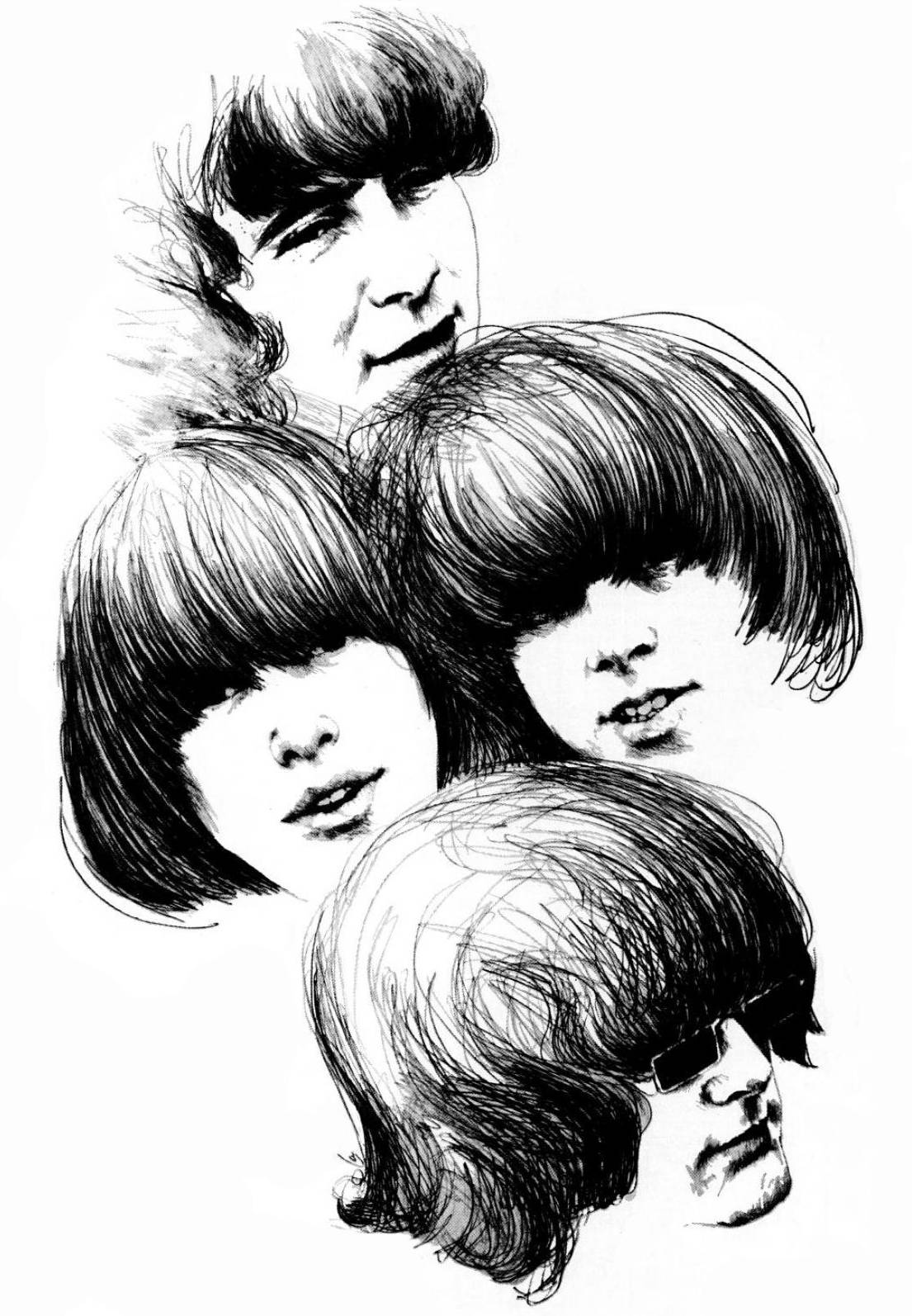 The Byrds Rock Band Art Wallpaper