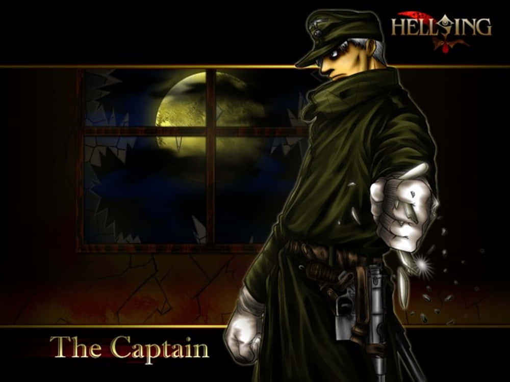 The Captain From Hellsing Anime Series Wallpaper