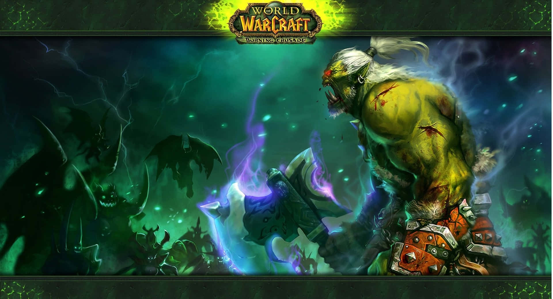 The Captivating Return To The Classic World Of Warcraft With The Burning Crusade Expansion. Wallpaper