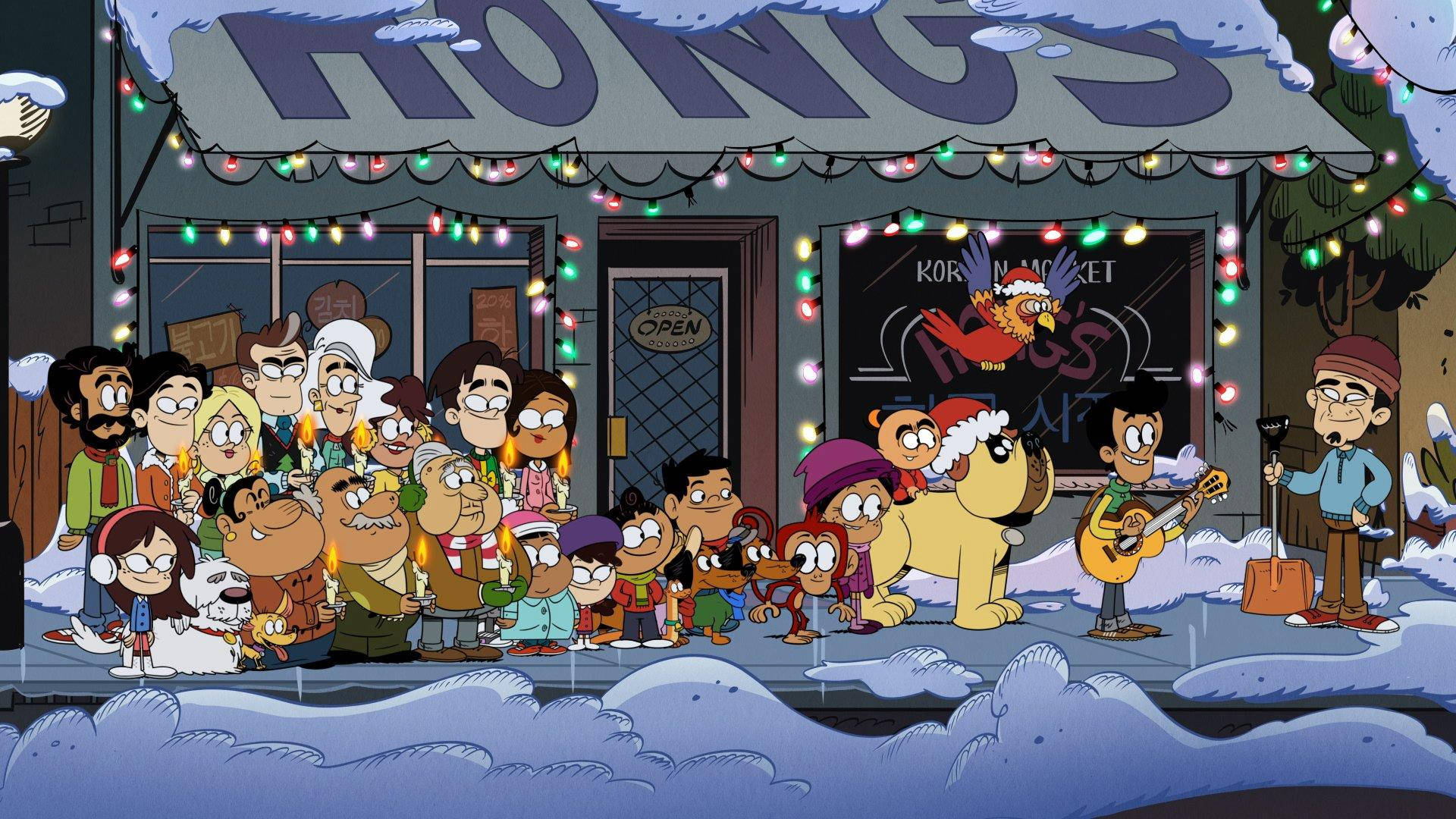 The Casagrandes Christmas Special Background