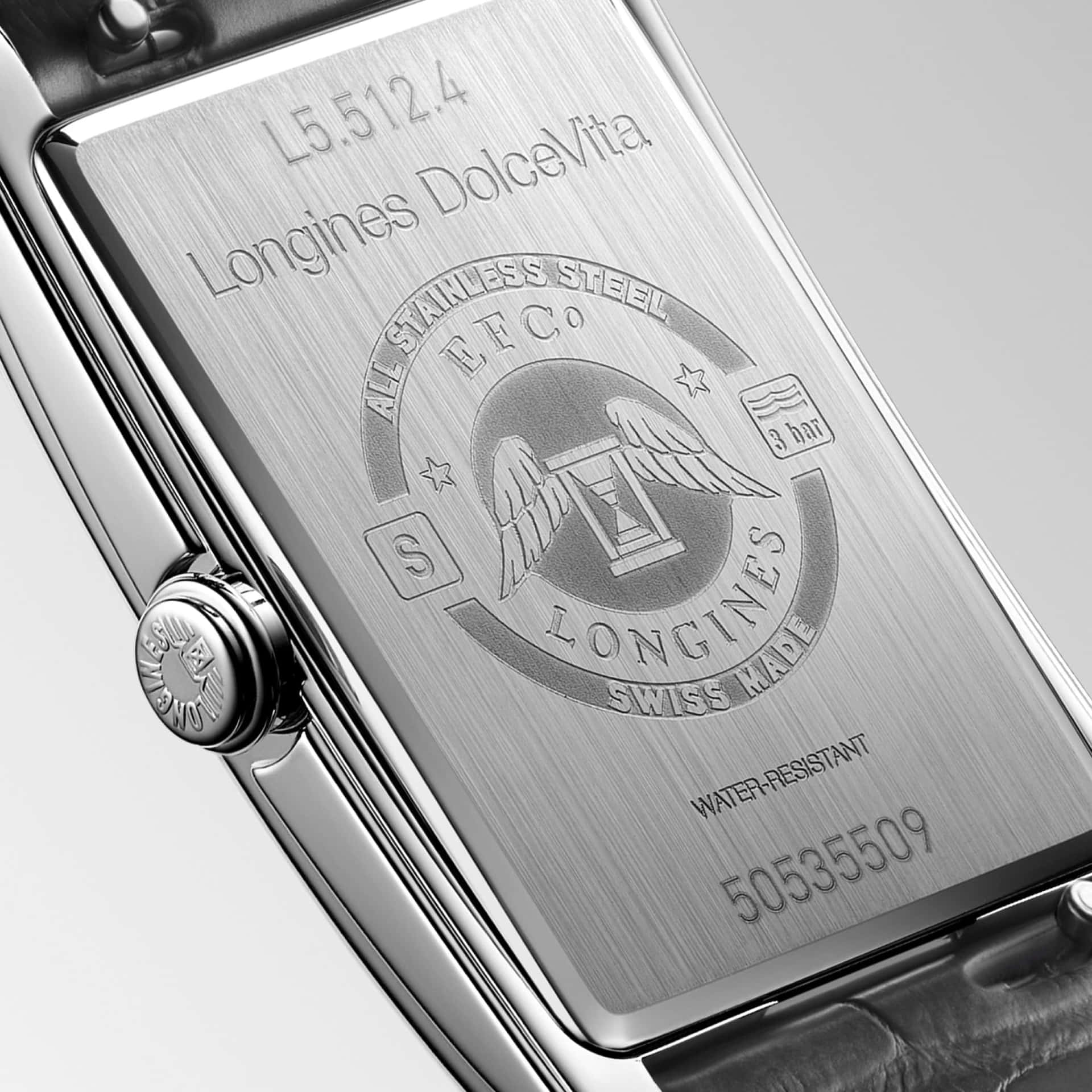 The Case Back Of Longines DolceVita Wallpaper