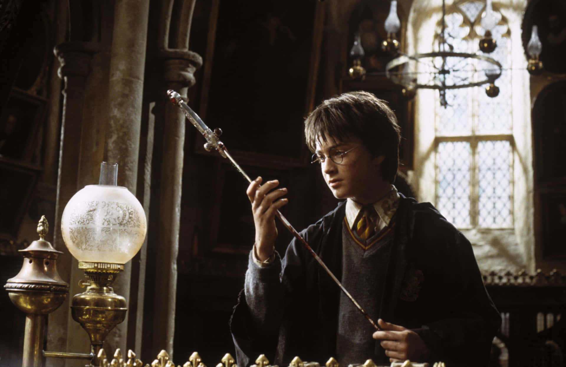 The Chamber of Secrets, the hidden escape of Hogwarts Wallpaper