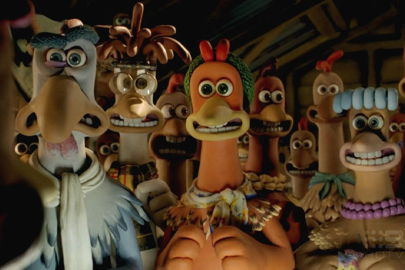 The Chicken Run Characters Wallpaper