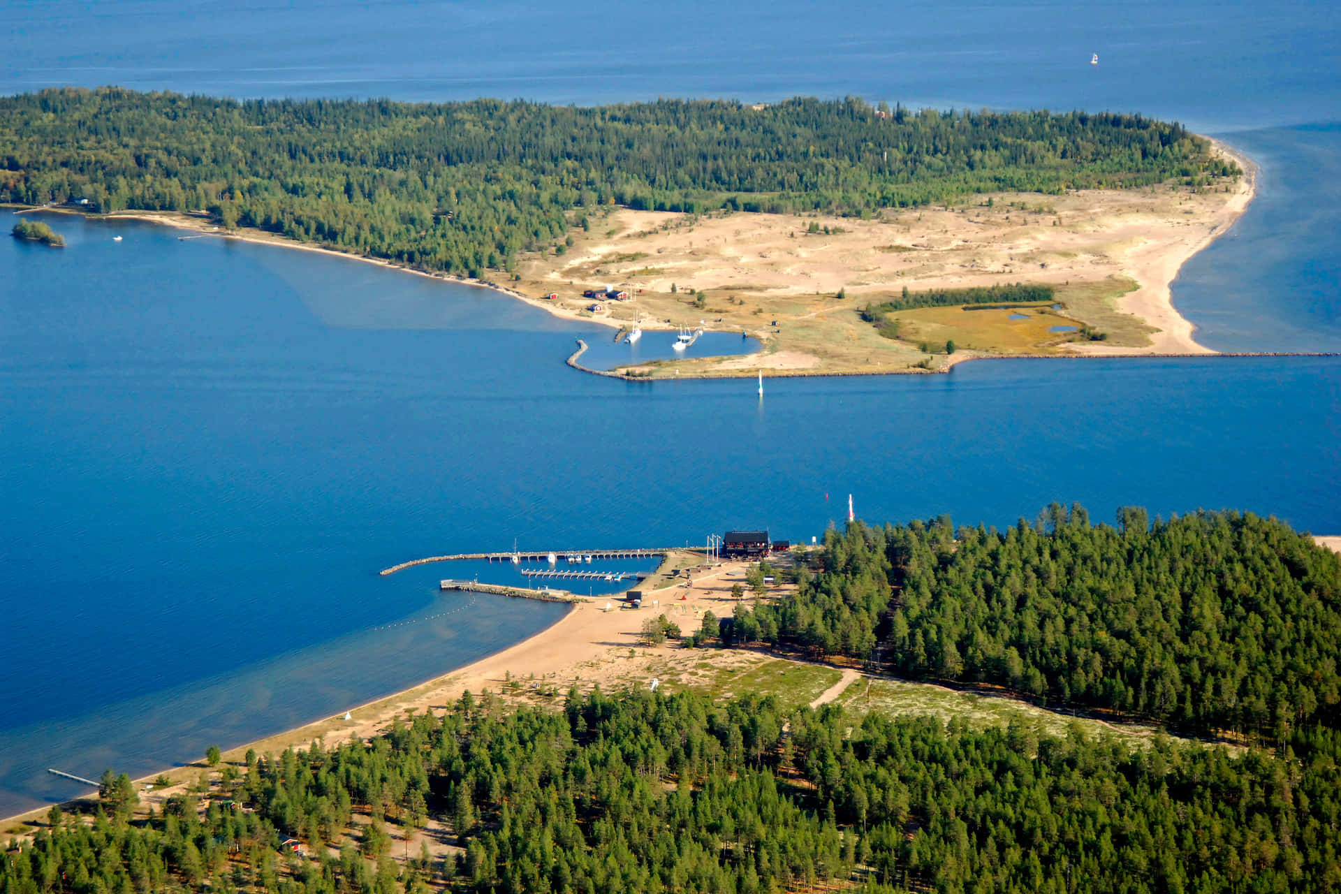 De Koude Schoonheid Van Luleå, Zweden Achtergrond