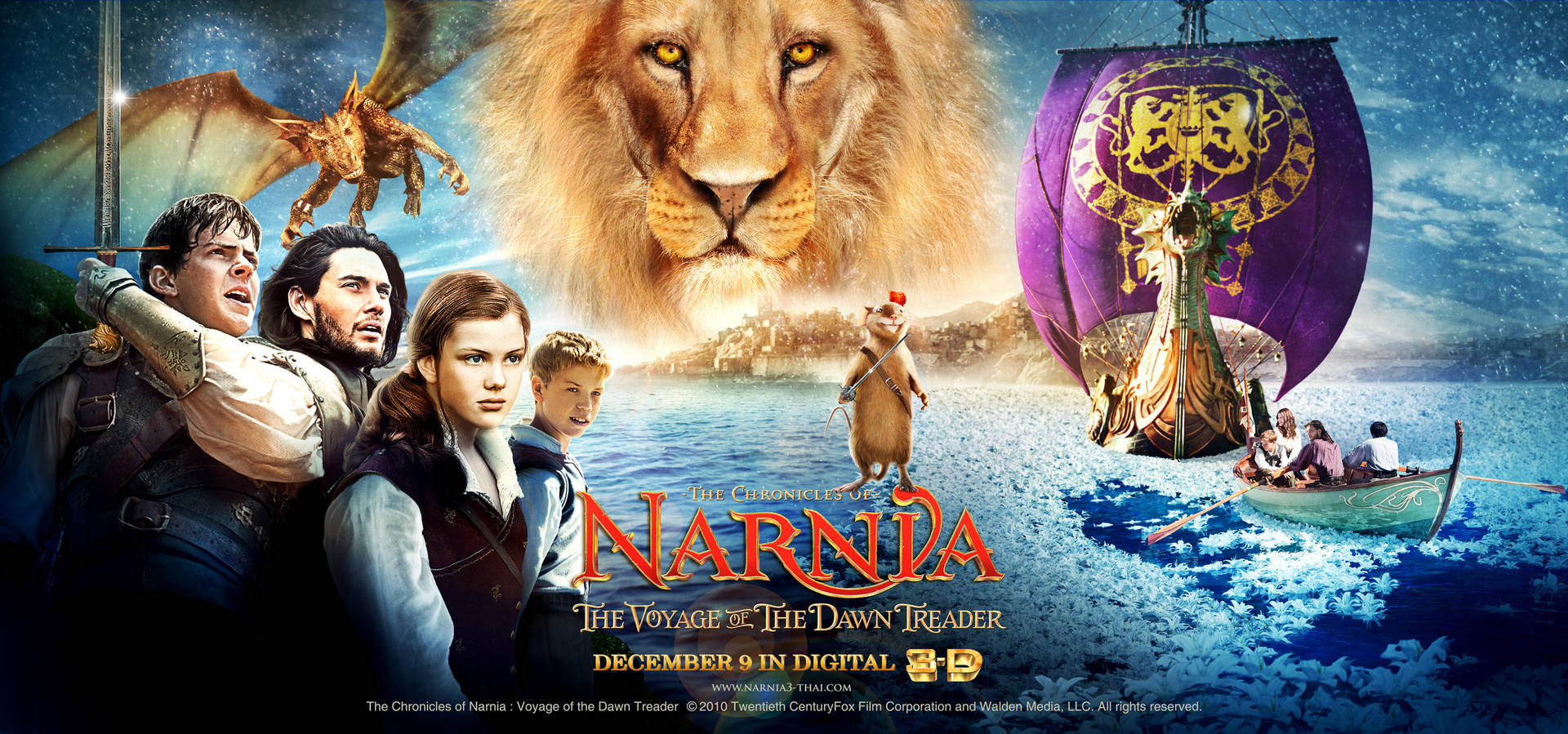The Chronicles Of Narnia 2010 Poster Wallpaper