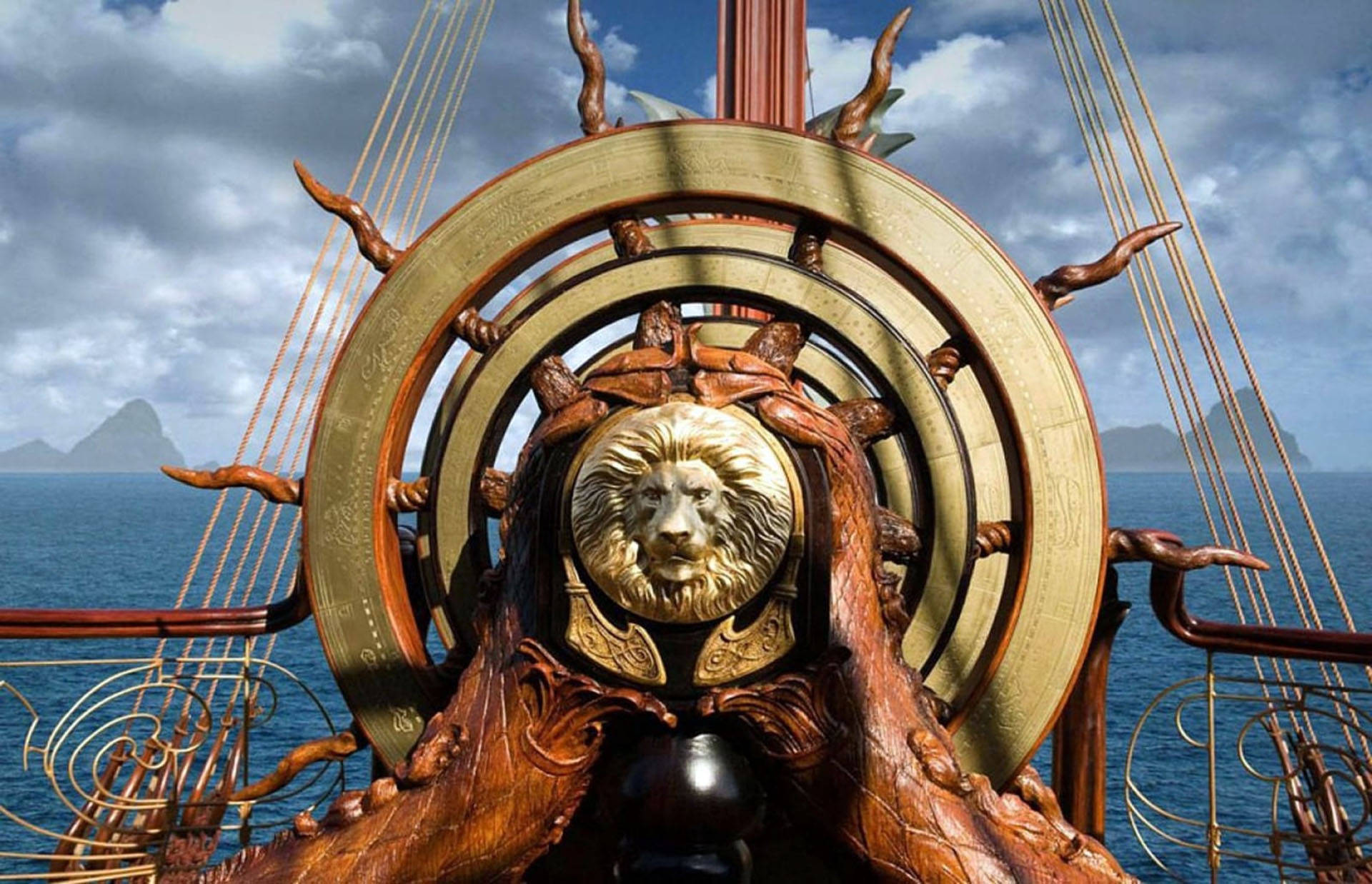 The Chronicles Of Narnia Ship Wheel Wallpaper