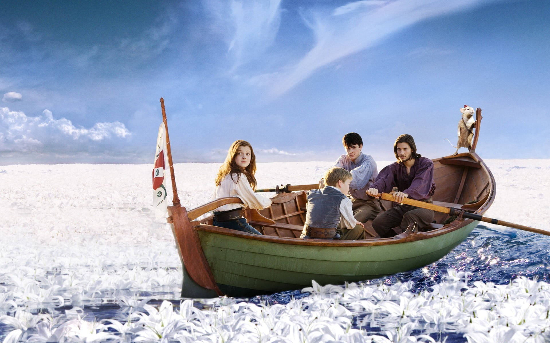The Chronicles Of Narnia Silver Sea Wallpaper