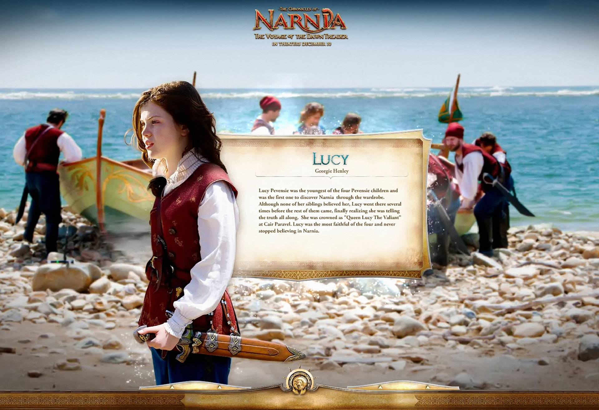 The Chronicles Of Narnia Valiant Lucy Wallpaper