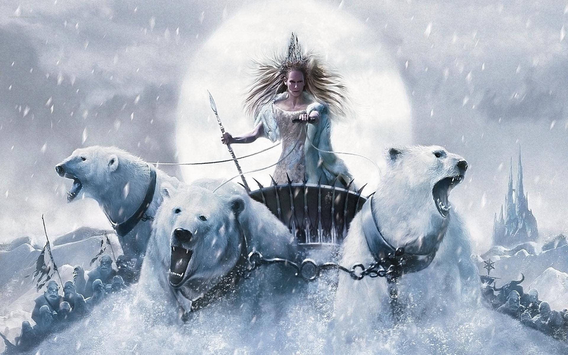 The Chronicles Of Narnia Witch Chariot Wallpaper