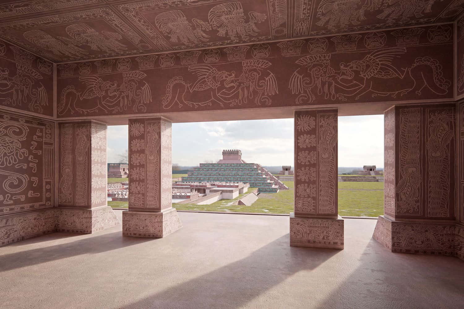 Benteng Citadel Di Bawah Langit Yang Indah Wallpaper