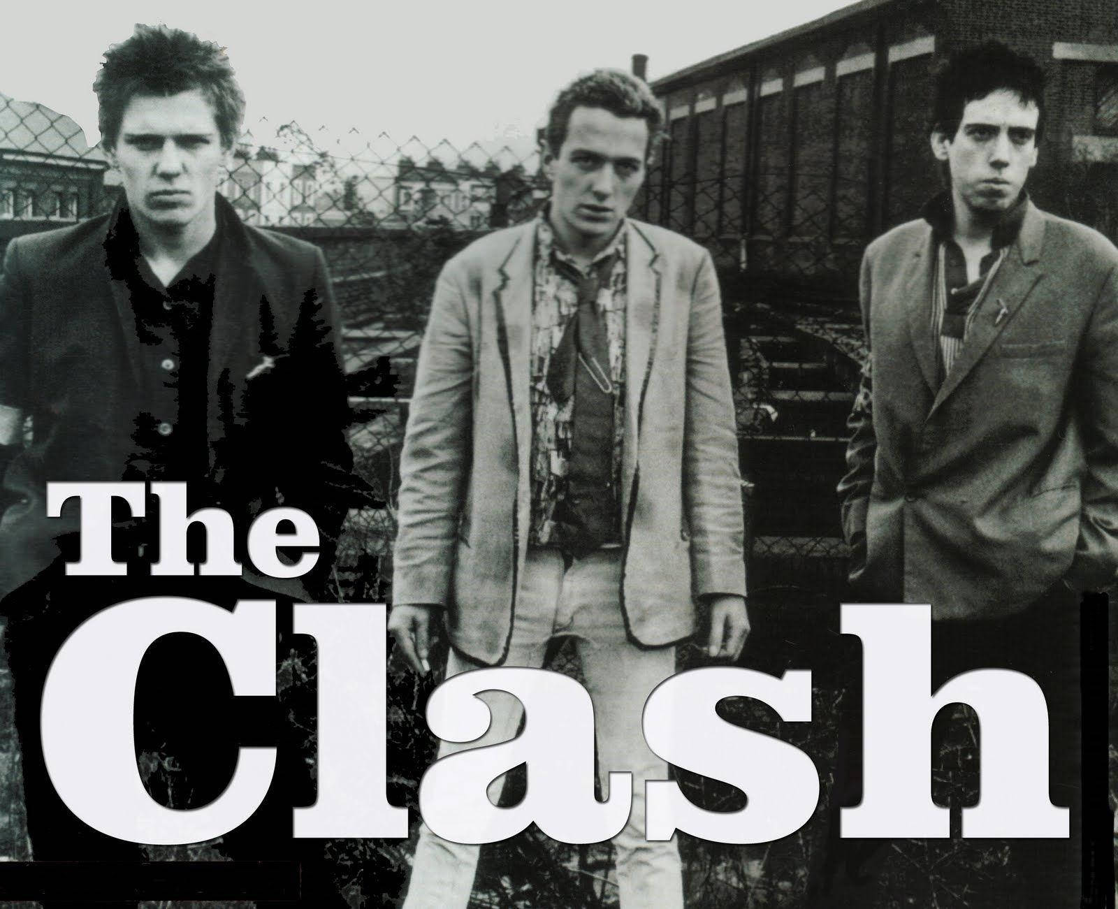 The Clash Debut 1976 Poster Wallpaper